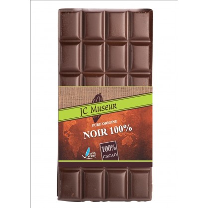 Tablette chocolat noir 100% cacao