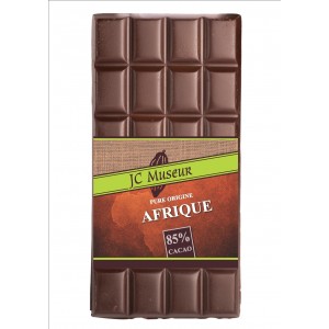 Tablette chocolat noir Origine Afrique 85% cacao