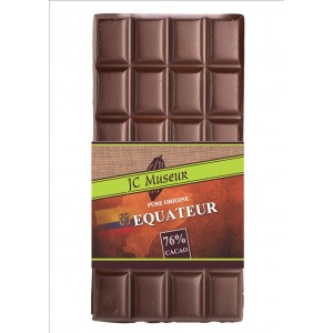 Tablette chocolat noir Pur Equateur 76% cacao