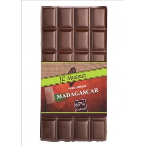Tablette chocolat noir Pur Madagascar 65% cacao