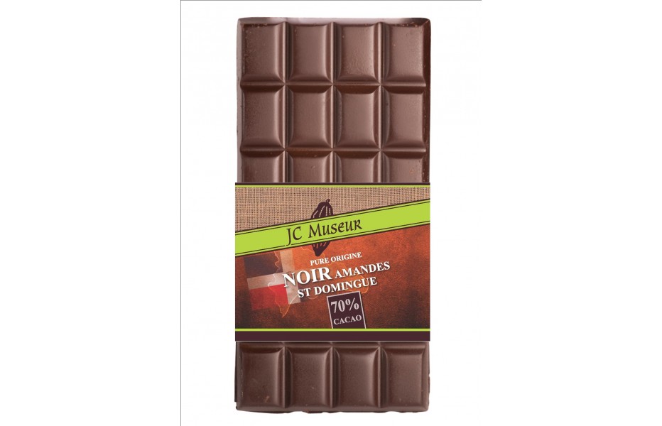 Tablette chocolat noir 71% - Chocolat en ligne D'lys couleurs