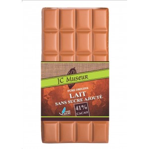 Tablette chocolat au lait Sans Sucre 41 %