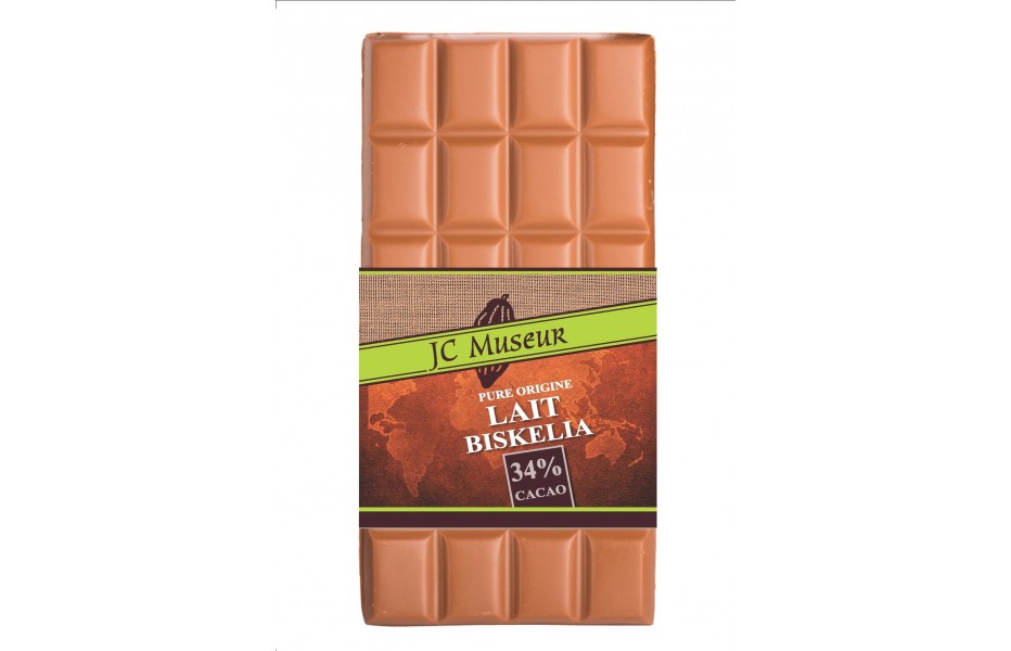 Tablette de chocolat au lait artisanale 43% de cacao - Chocolat Weiss