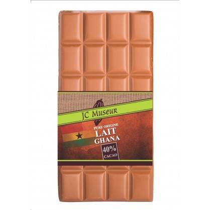 Tablette chocolat lait Pur Ghana